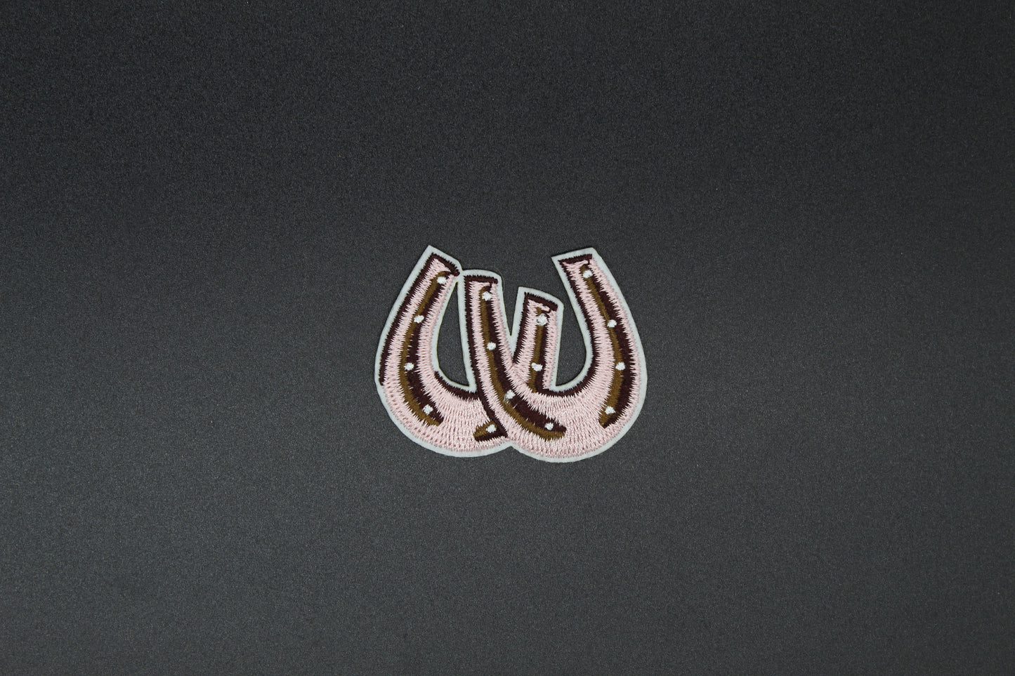 Lucky Horseshoes Western Iron-On Patch