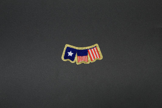 Patriot's Bunting Iron-On-Patch