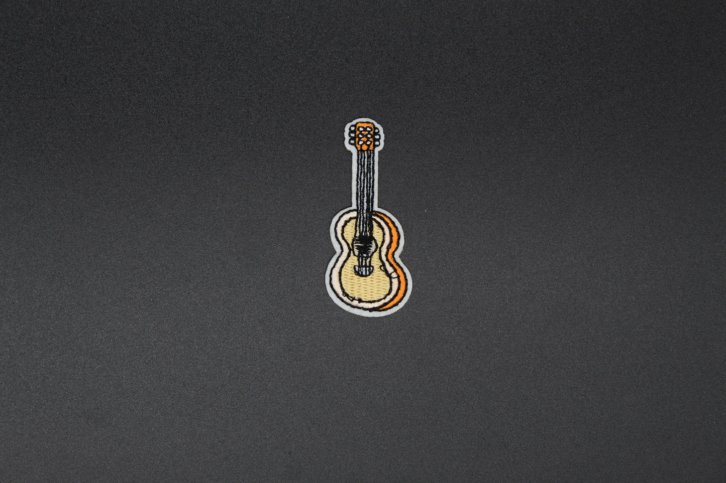 Acoustic Guitar Western Iron-On Patch