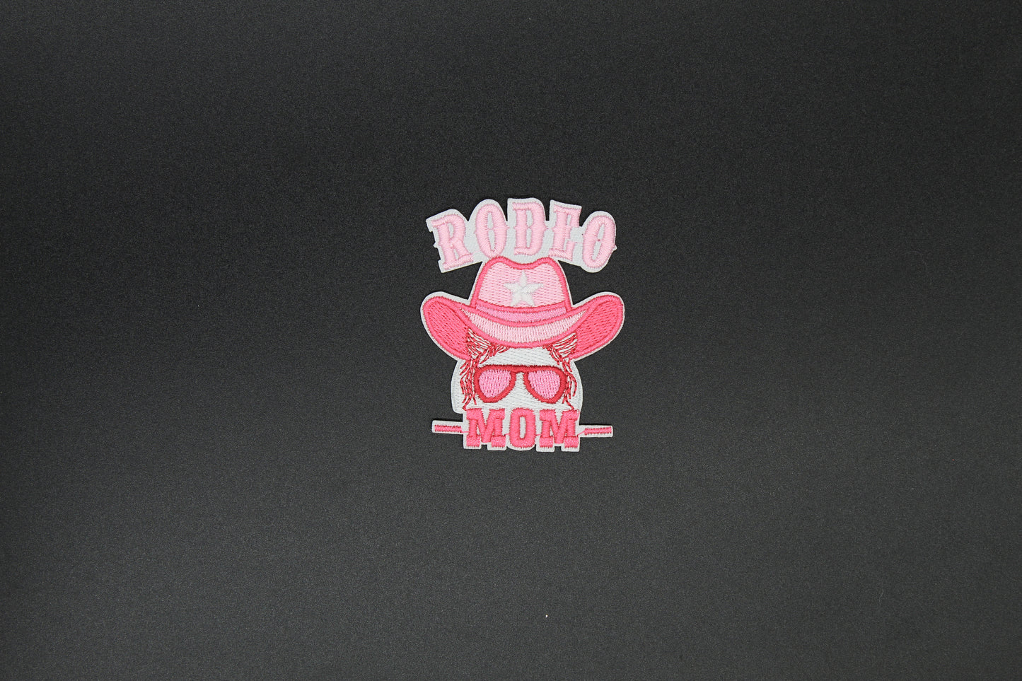 Rodeo Mom Western Graphic Iron-On Patch