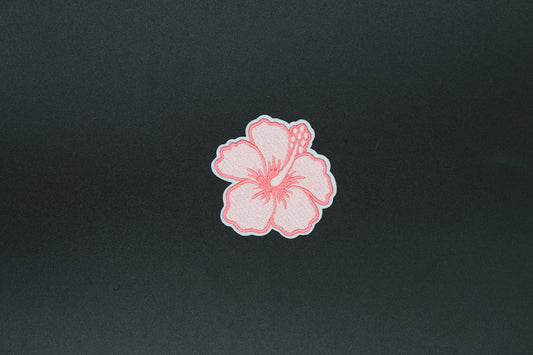 Hibiscus Flower Iron-On Patch