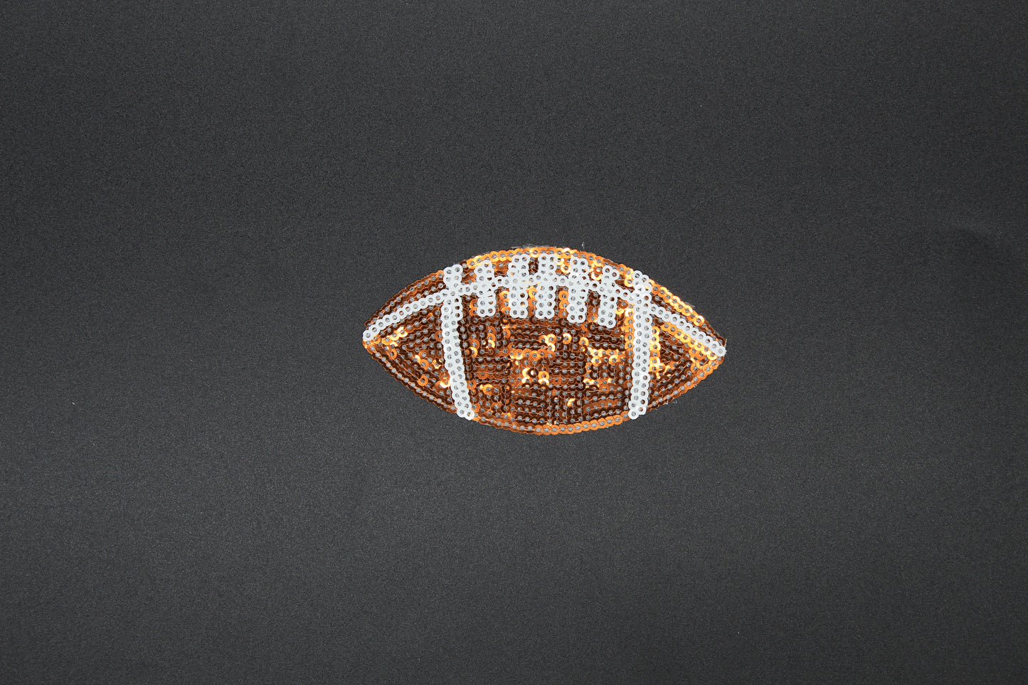 Football Sequin Iron-On Patch