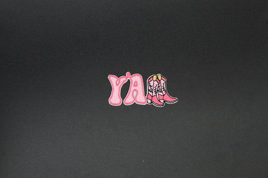 Ya’ll Western Boots Iron-On Patch