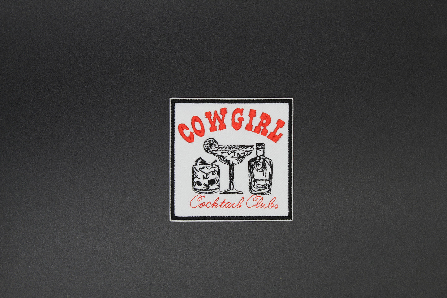 Cowgirl Cocktail Club Iron-On Patch