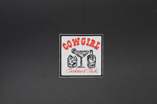 Cowgirl Cocktail Club Iron-On Patch