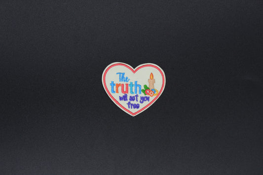 “The Truth Will Set You Free” Heart Faith Patch