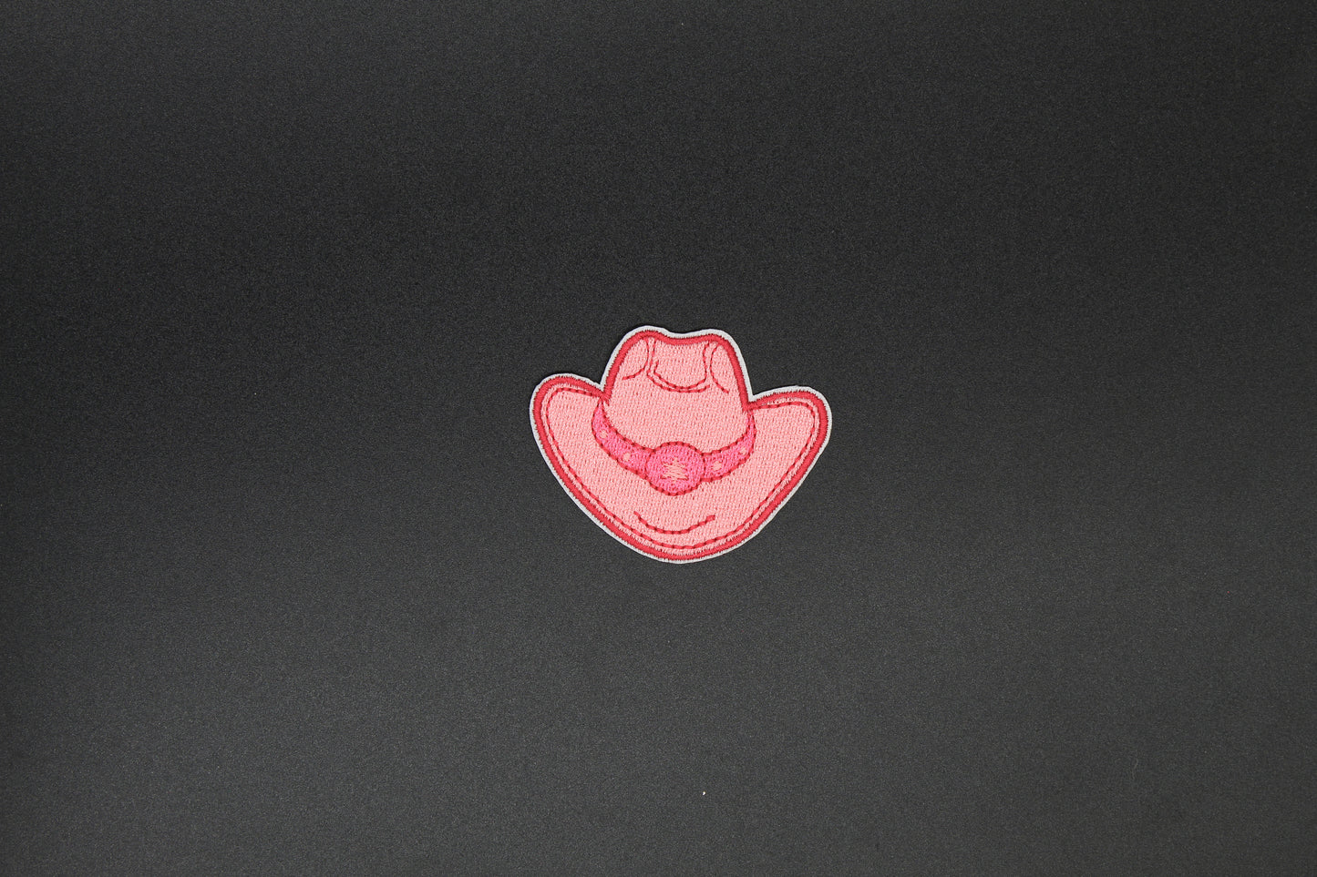 Pink Western Cowboy Hat Iron-On Patch