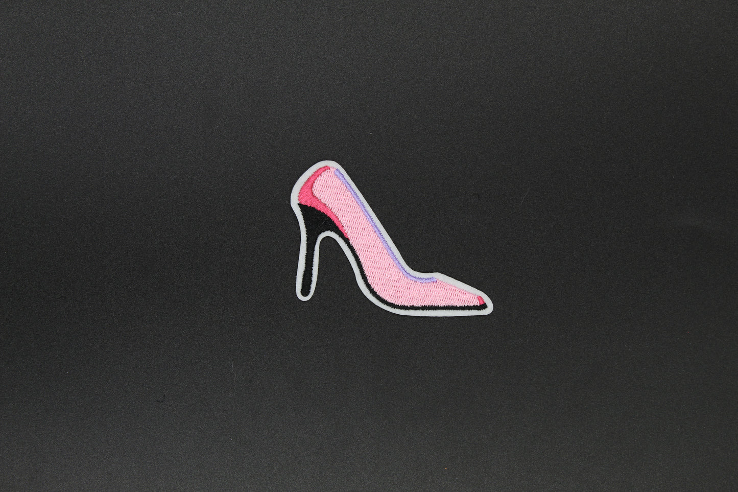 Pink High Heel Iron-On Patch