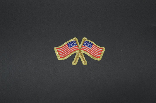 United We Wave Iron-On-Patch