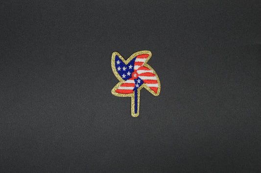 Fireworks Whirl Iron-On-Patch