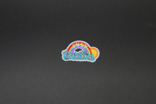 Breathe Rainbow Iron-On Patch
