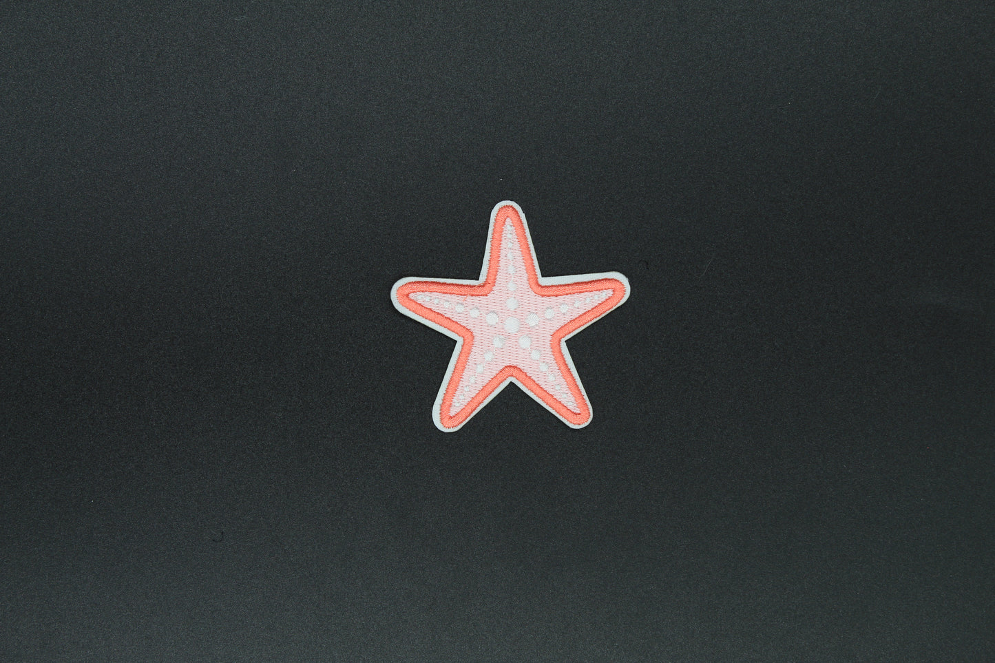 Pink Starfish Iron-On Patch