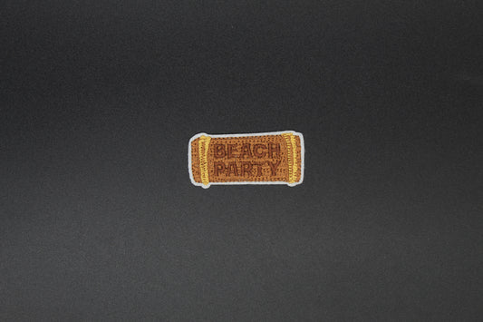 Beach Party Ticket Iron-On Patch