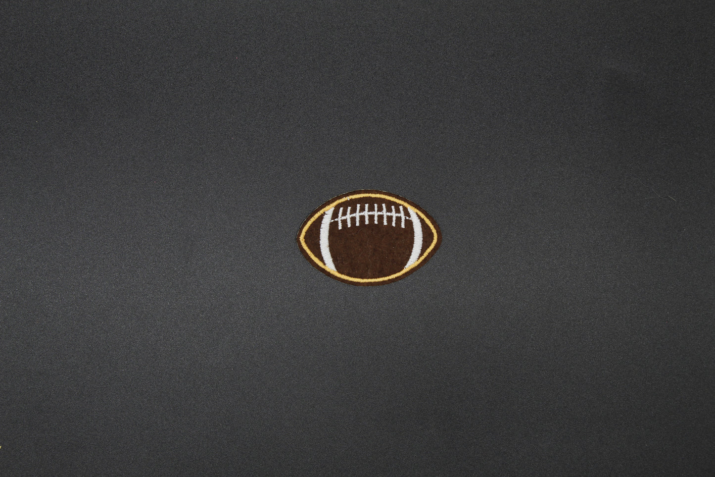 Football Embroidered Iron-On Patch | Classic Sports Ball Patch