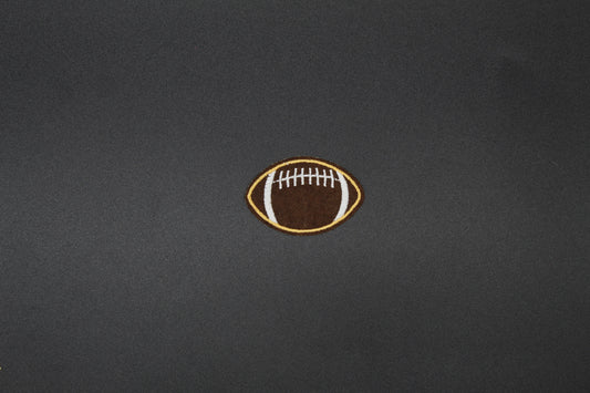 Football Embroidered Iron-On Patch | Classic Sports Ball Patch