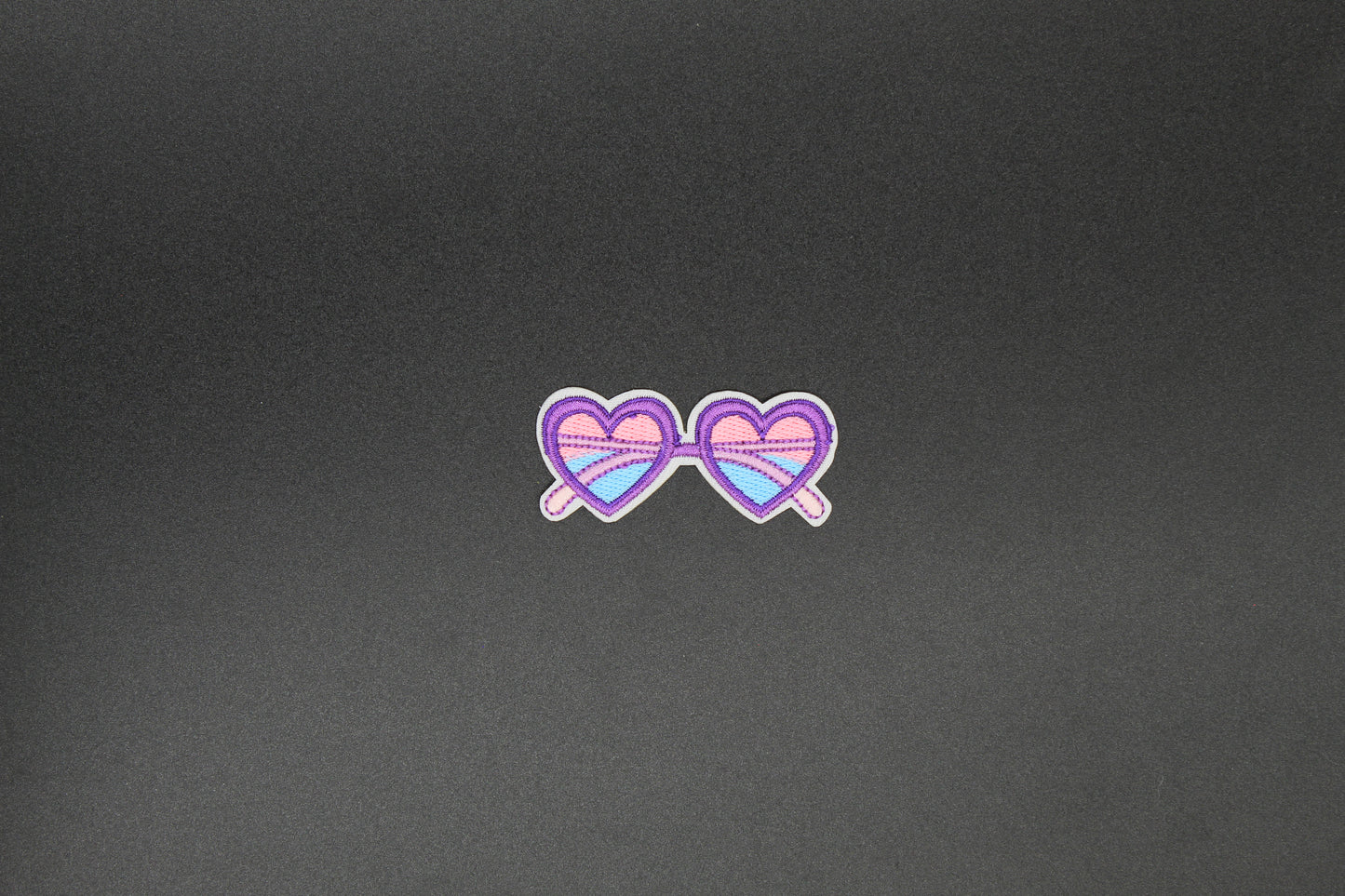 Retro Heart Sunglasses Iron-On Patch