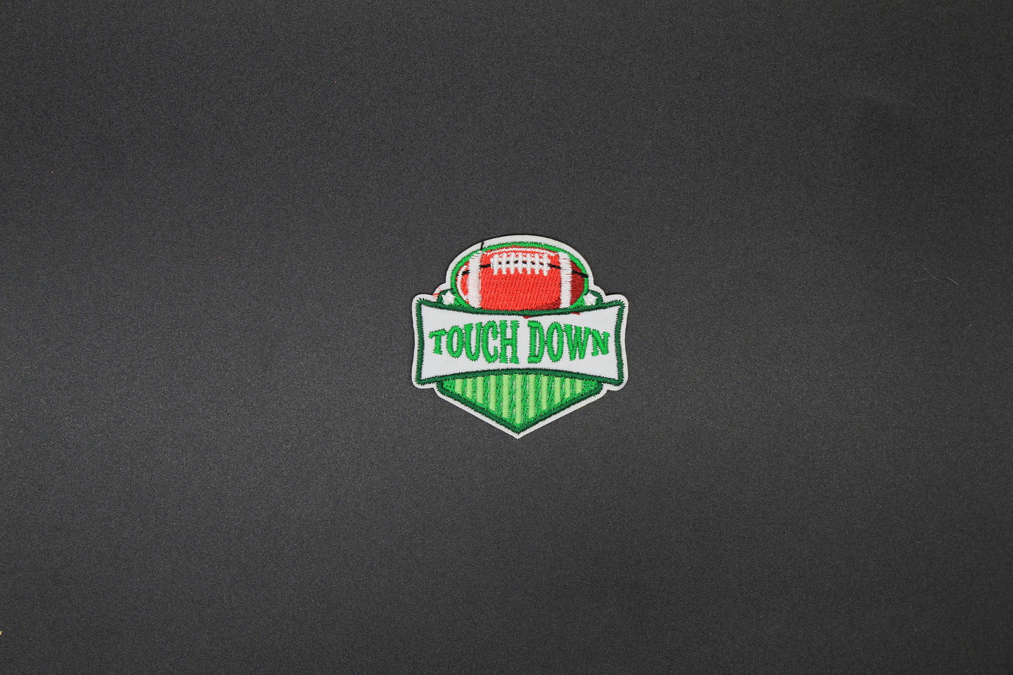 Touch Down Football Embroidered Iron-On Patch | Football Sports Patch