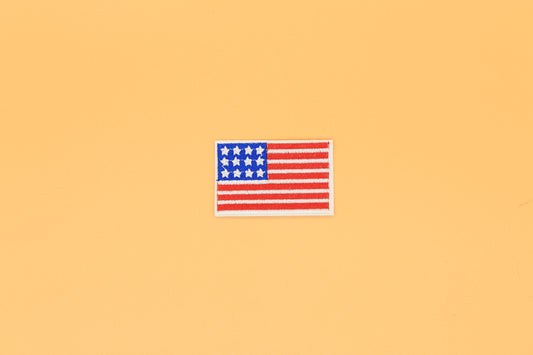 Classic Full Color American Flag Iron-On Patch