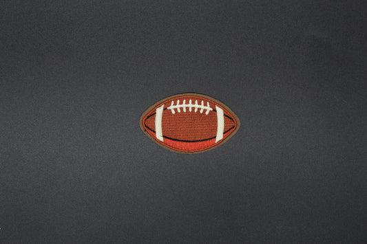 Football Embroidered Iron-On Patch | Classic Sports Ball Patch for Jackets, Hats & Bags