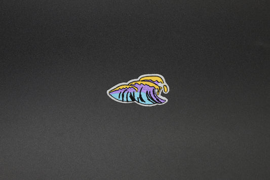Retro Surf Wave Iron-On Patch