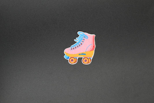 Retro Roller Skate Iron-On Patch