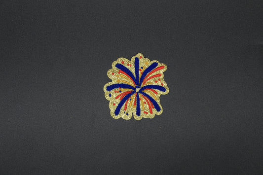 Grand Finale Burst Iron-On-Patch