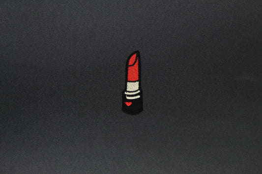 Classic Red Lipstick Iron-On Patch