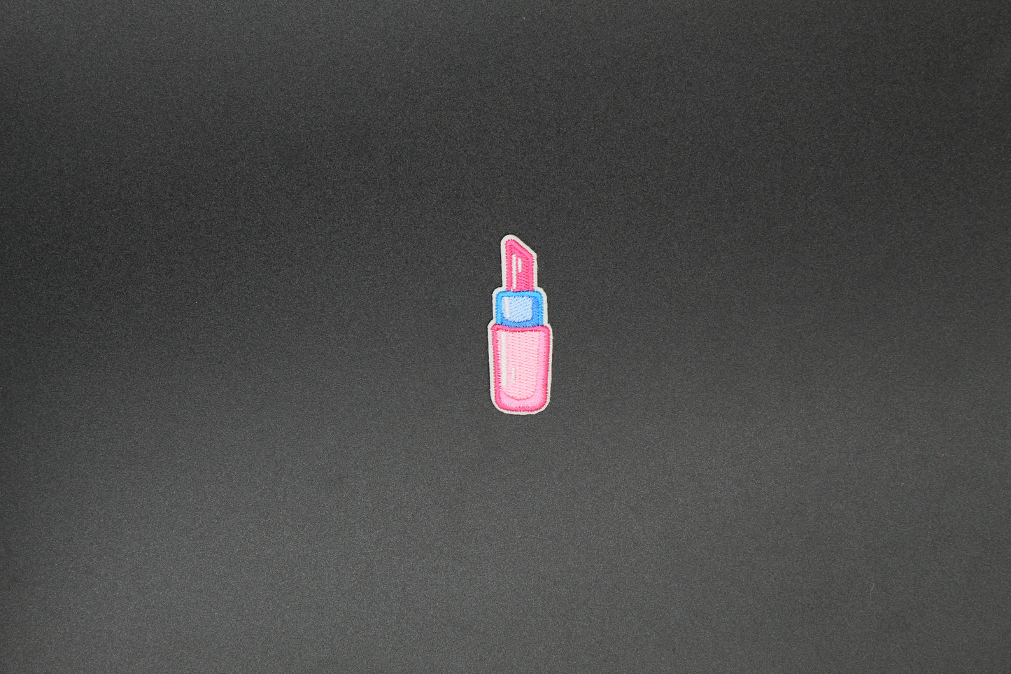 Pink Pop Lipstick Iron-On Patch