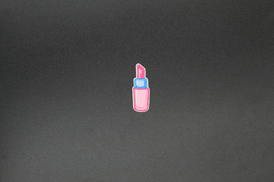 Pink Pop Lipstick Iron-On Patch