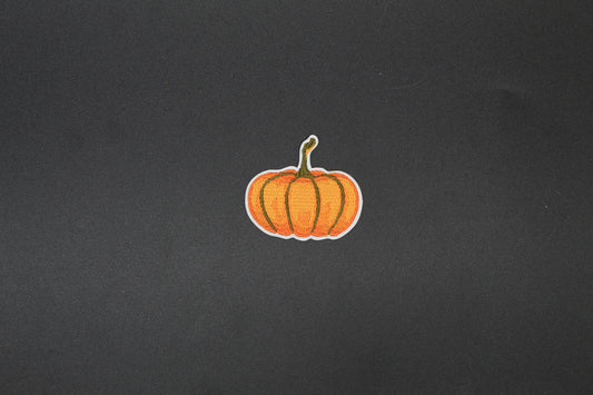 Classic Fall Pumpkin Iron-On Patch