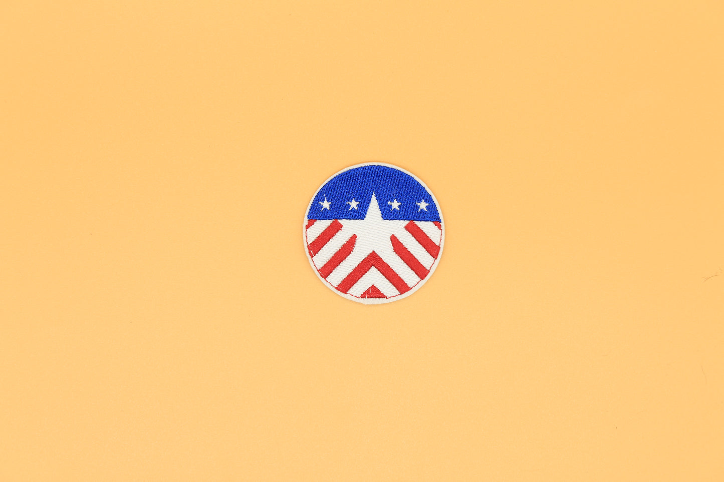 Starburst Americana Round Iron-On Patch