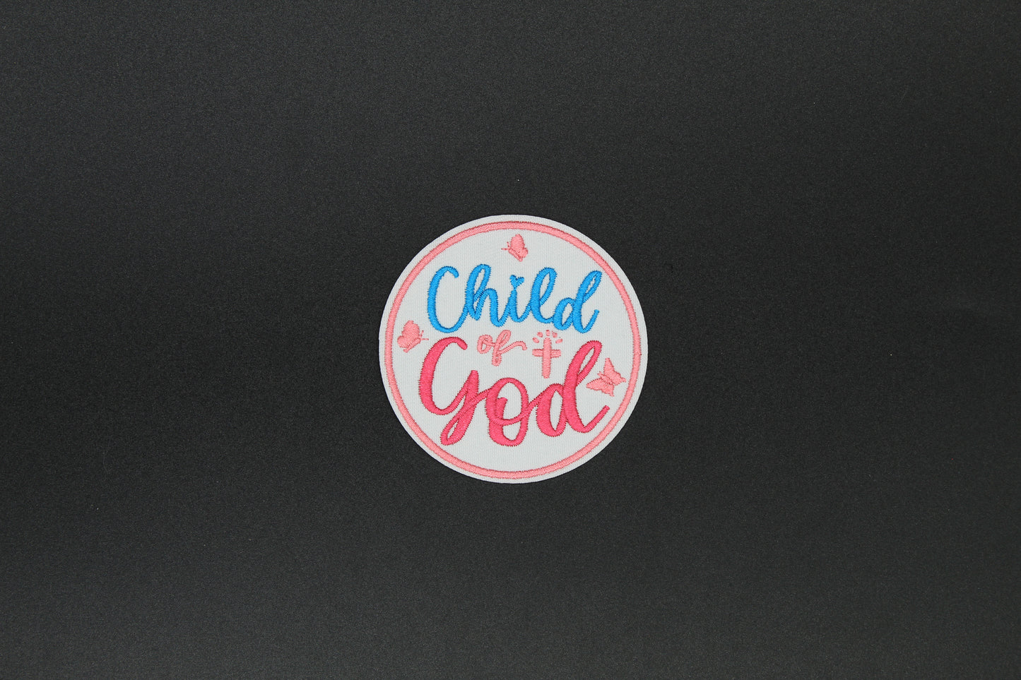 Child Of God Embroidered Iron-On-Patch