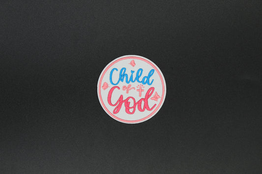 Child Of God Embroidered Iron-On-Patch