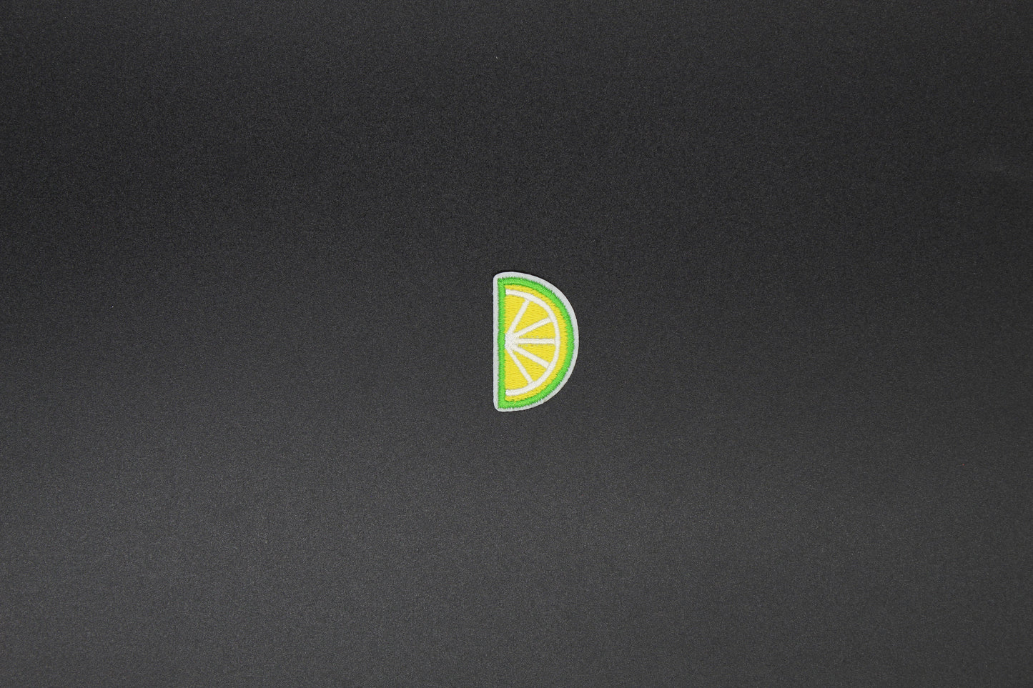 Lime Slice Iron-On Patch