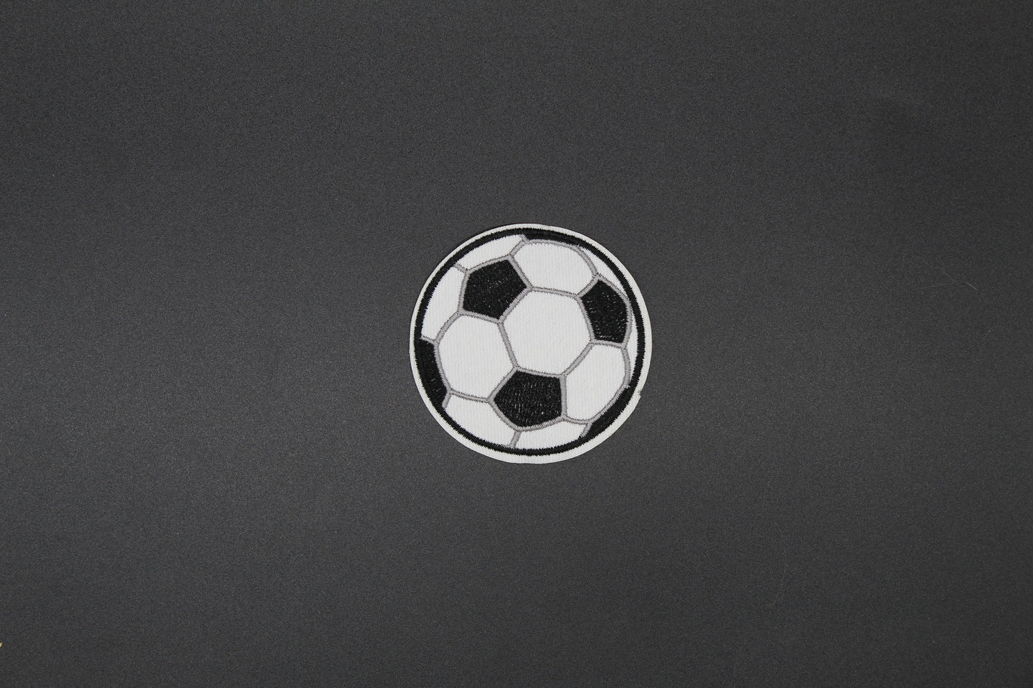 Soccer Ball Embroidered Patch | Classic Sports Iron-On Patch for Jackets, Bags & Hats