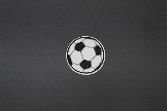 Soccer Ball Embroidered Patch | Classic Sports Iron-On Patch for Jackets, Bags & Hats