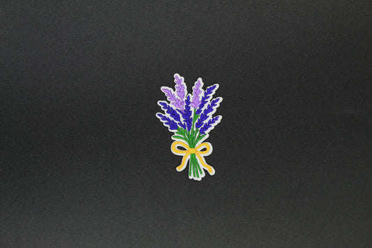 Lavender Bouquet Iron-On Patch