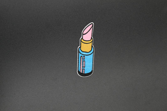 Retro Pop Lipstick Iron-On Patch