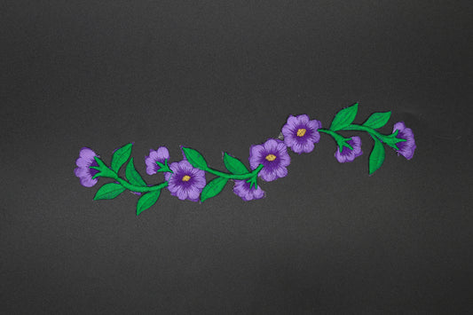 Floral Vine Iron-On Patch