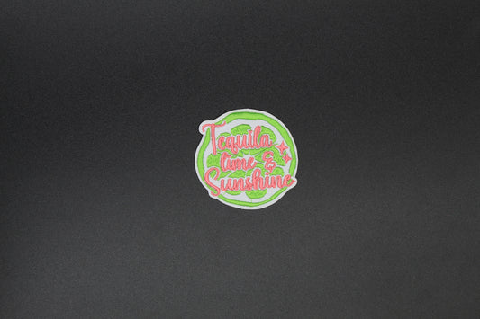 Tequila Lime & Sunshine Iron-On Patch
