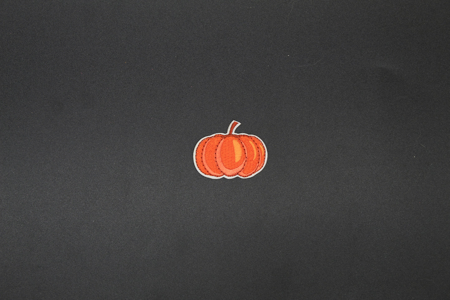 Mini Orange Pumpkin Iron-On Patch