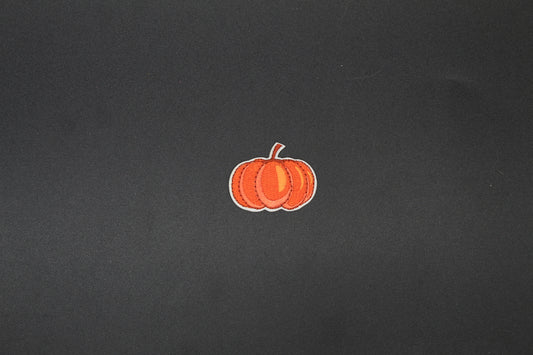 Mini Orange Pumpkin Iron-On Patch