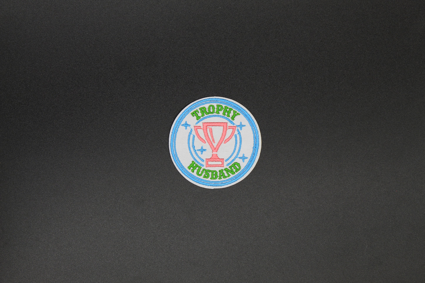 Trophy Husband Iron-On Patch