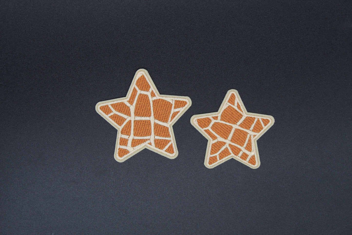 Rust Mosaic Star Patch Set