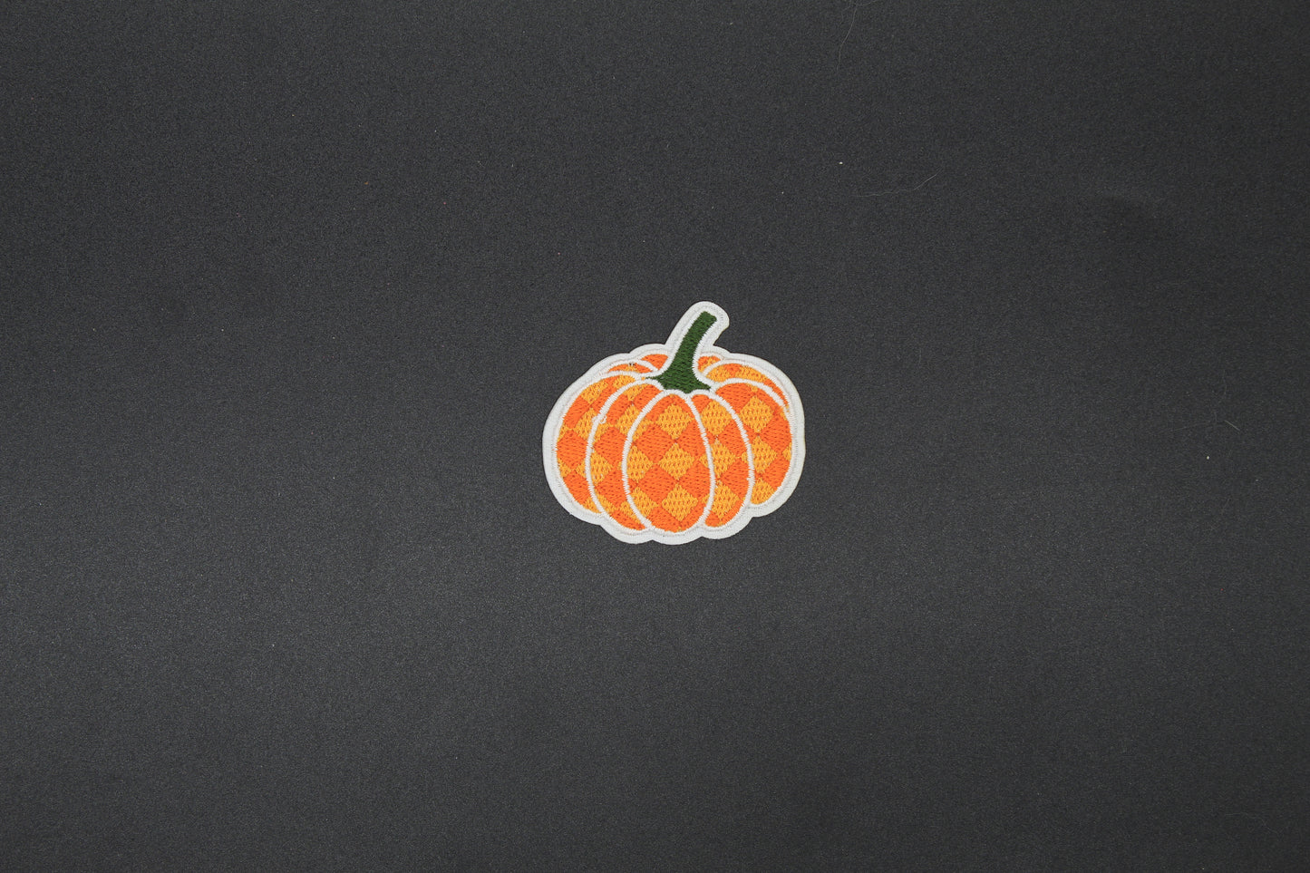 Simple Pumpkin Outline Iron-On Patch