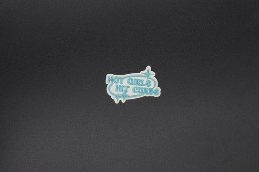 Hot Girls Hit Curbs Iron-On Patch