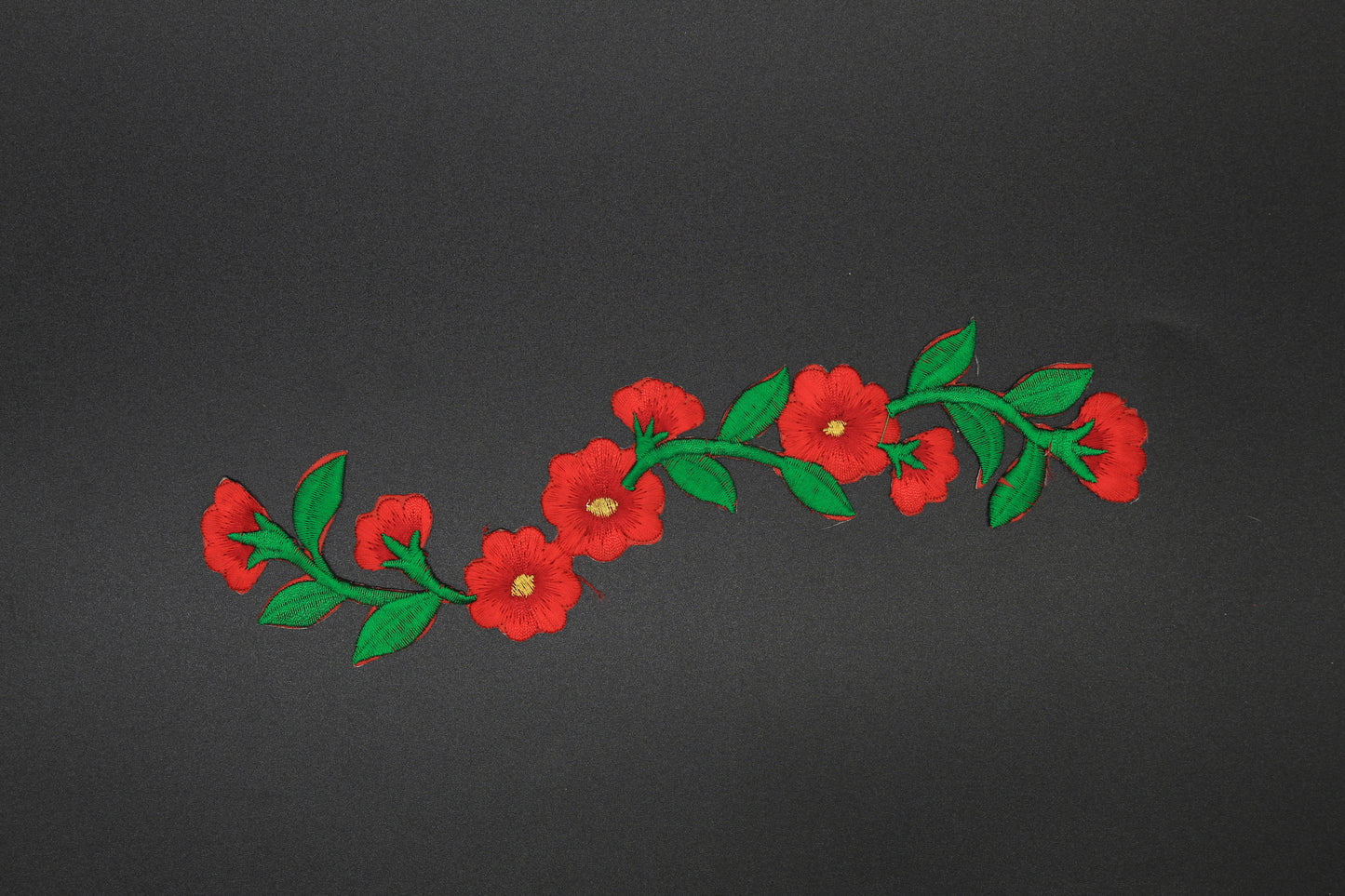 Floral Vine Iron-On Patch
