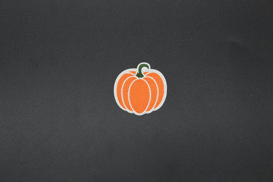 Simple Pumpkin Outline Iron-On Patch