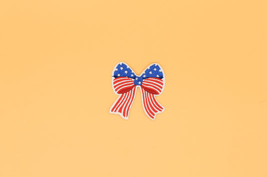 Classic American Bow Iron-On Patch