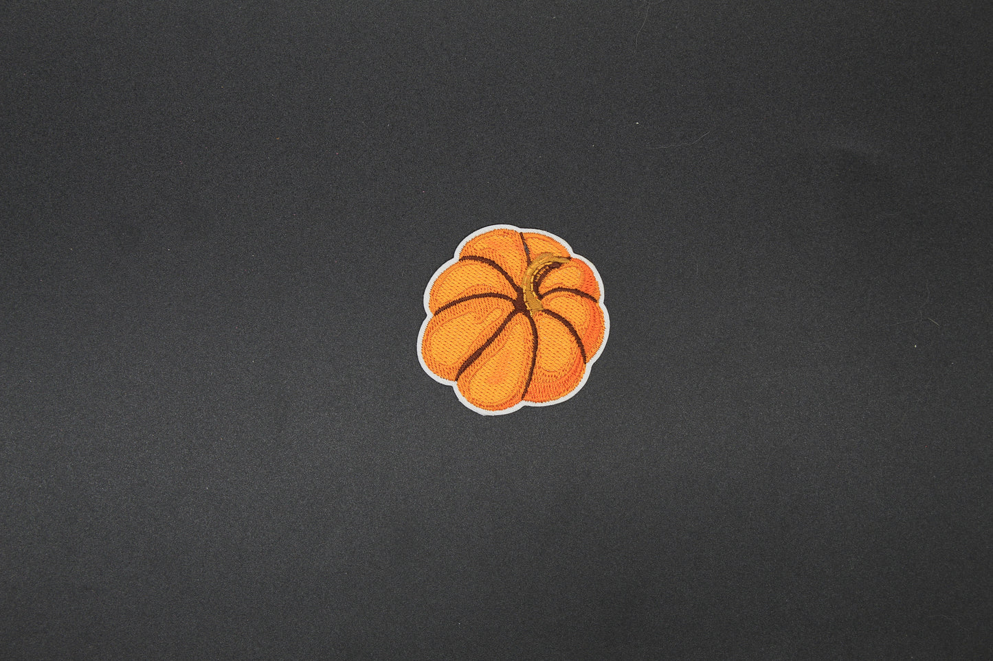 Rustic Autumn Pumpkin Iron-On Patch